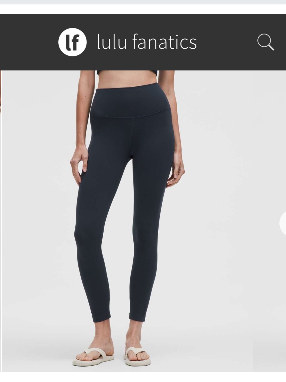 NWT Lululemon Align High-Rise Pant 25" Sz 6 True Navy Blue